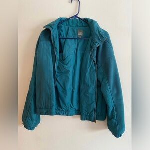 Teal Zip-Up Jacket